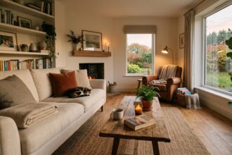 relaxing living room