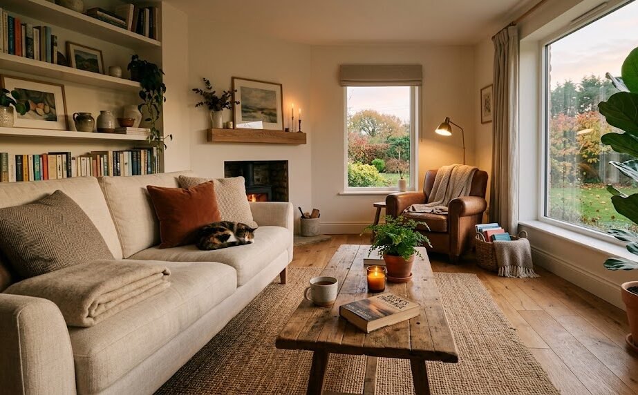 relaxing living room