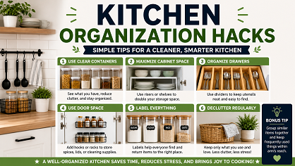Kitchen Organization Hacks