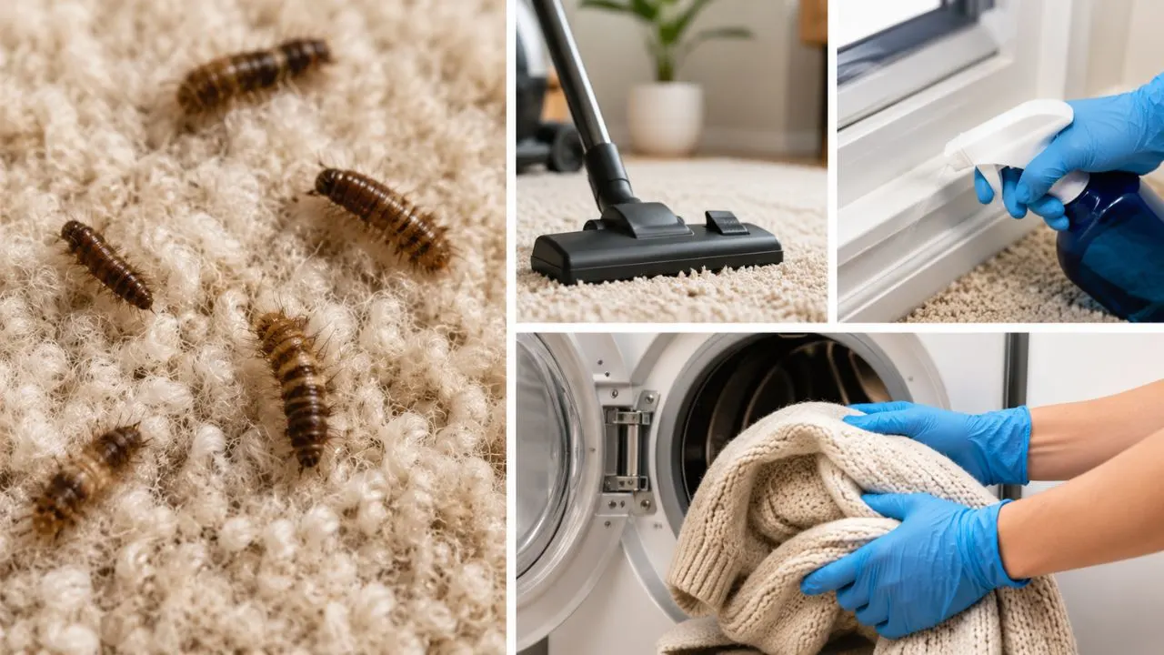 How to Get rid of Carpet Beetle Larvae