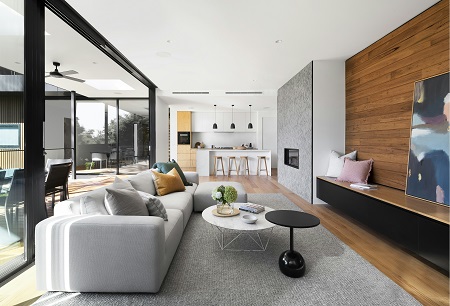 open-concept living