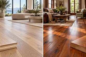 Engineered Wood vs. Solid Hardwood Flooring