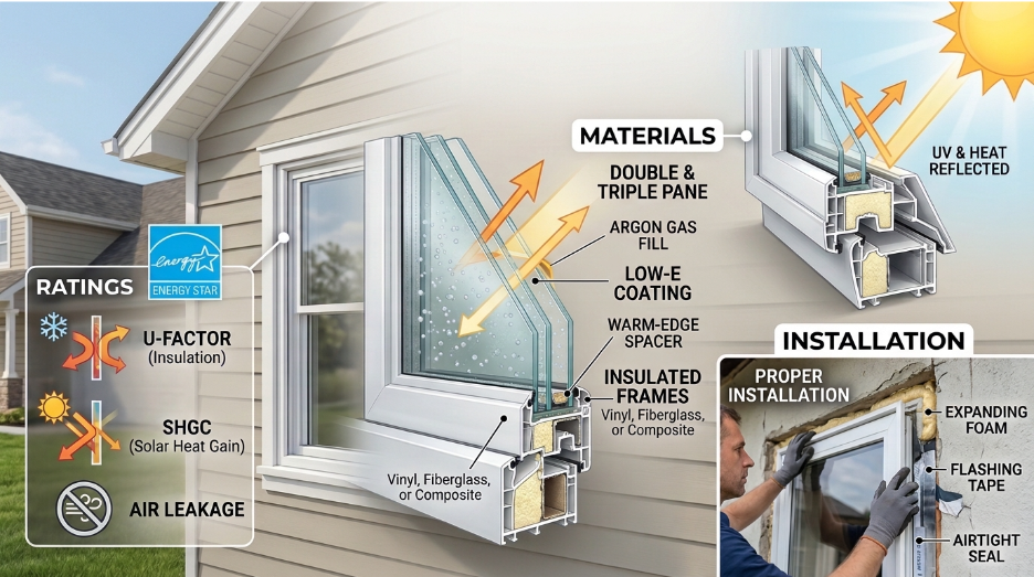 A Homeowner's Guide to Energy-Efficient Windows