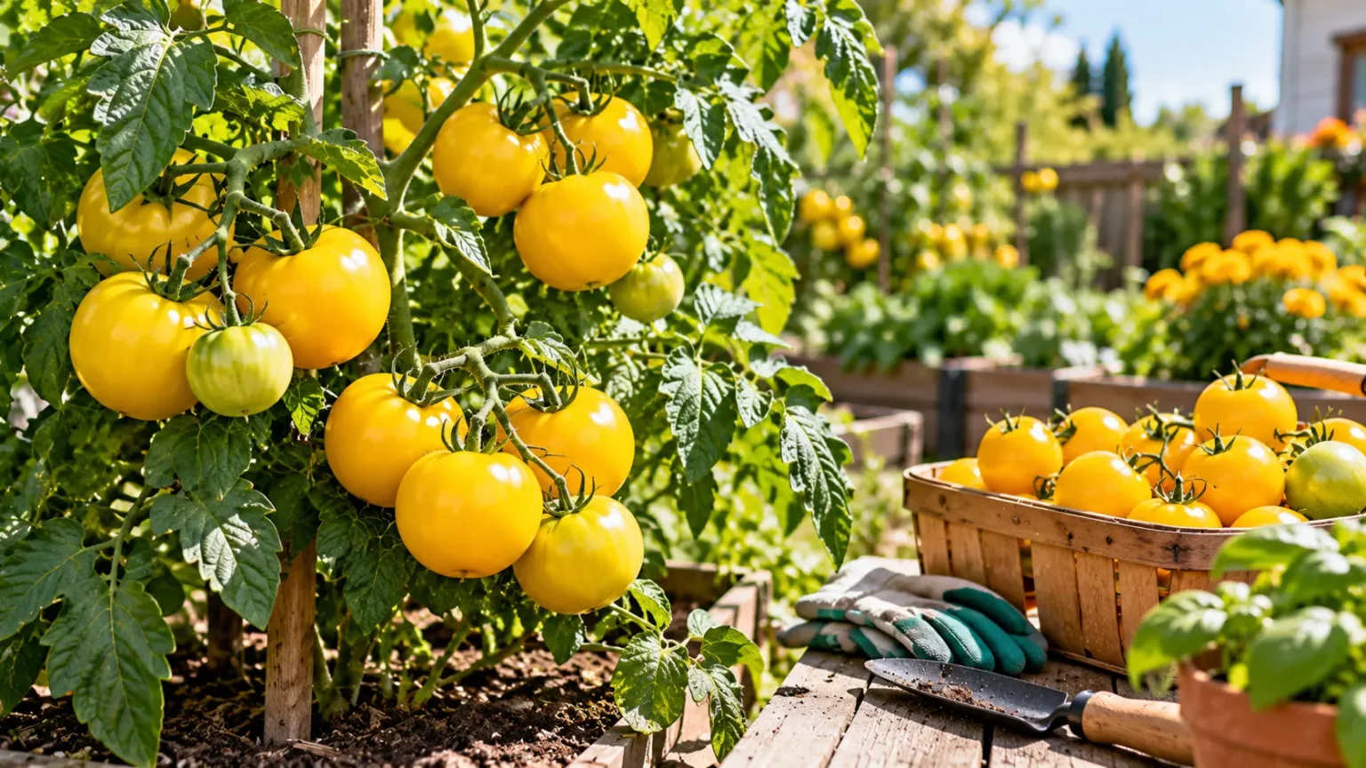Yellow Tomatoes Care, Growing Tips and Varieties